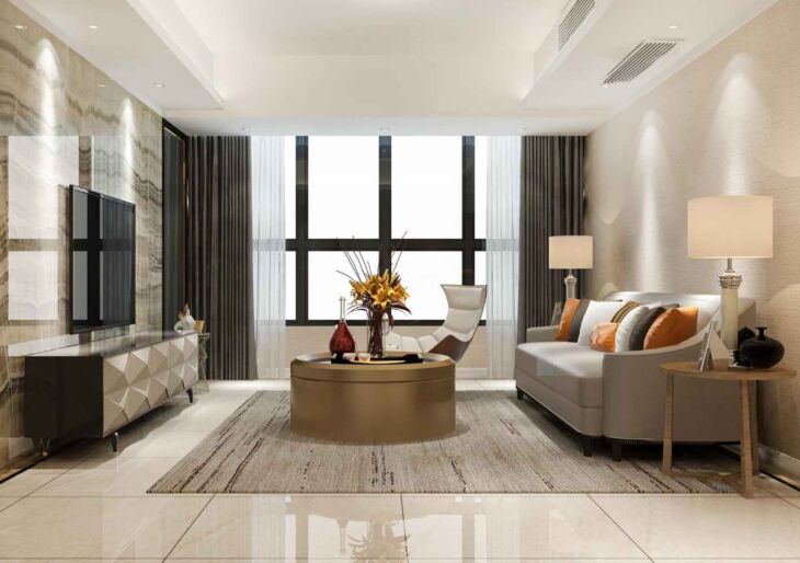 modern luxury apartment interior Atlanta